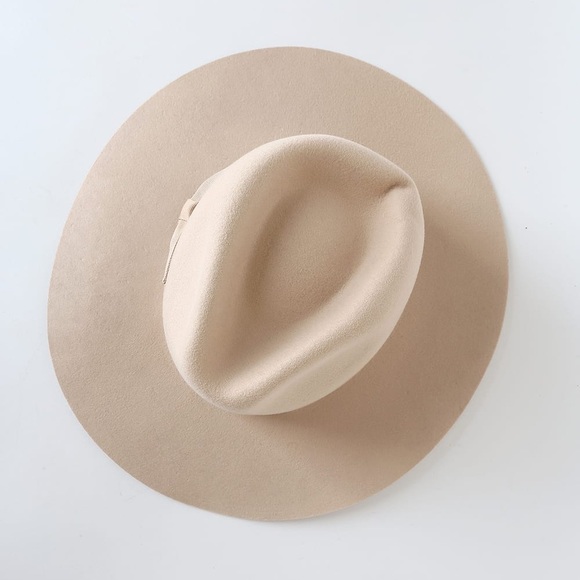 Wyeth Wool Tan Fedora Oatmeal Hat - Picture 5 of 8